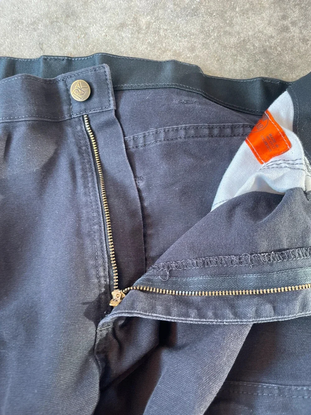 Red Kap work apparel mens Black Pants with pockets sz 36